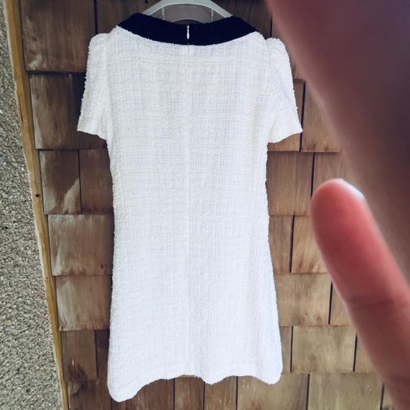 Weill Paris White/Black Career Dress Women's With Bow Ties Size 12 - Picture 11 of 16